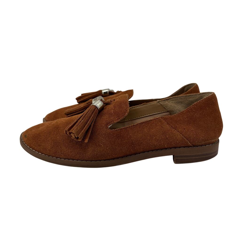 Franco Starto Womens Size 6 Hadden Tassel Loafers Suede Flats
